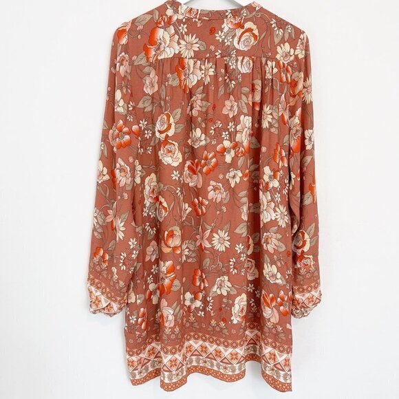 NWT City Chic Refinity Desert Sand Tunic Blouse Boho Longline Top New XXS 12 - Picture 9 of 10